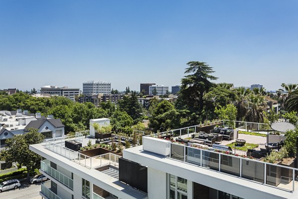 THEO: Scenic neighborhood view surrounding luxury apartments