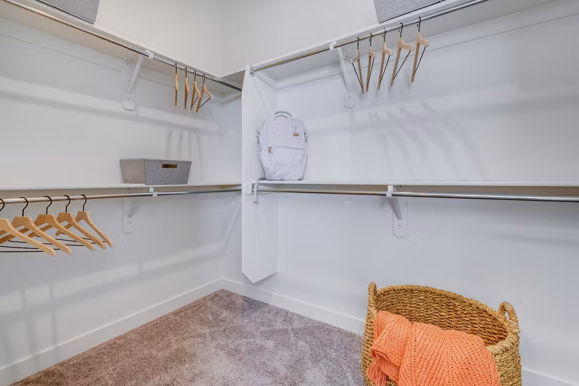 bedroom at Hawthorne Townhomes Apartments