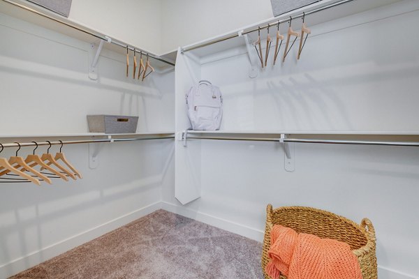 bedroom at Hawthorne Townhomes Apartments