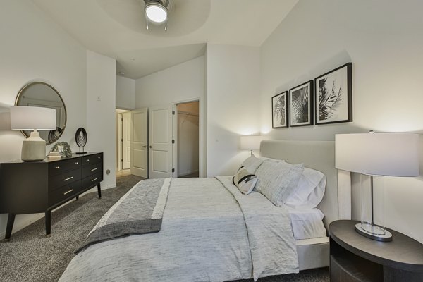 Elegant bedroom with modern design at Broadstone Toscano Apartments