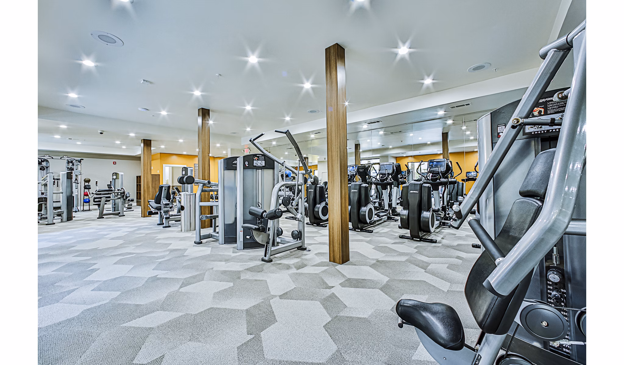 State-of-the-art fitness center at Broadstone Toscano Apartments with modern exercise equipment for a healthy lifestyle
