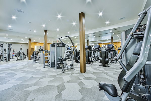 State-of-the-art fitness center at Broadstone Toscano Apartments with modern exercise equipment for a healthy lifestyle