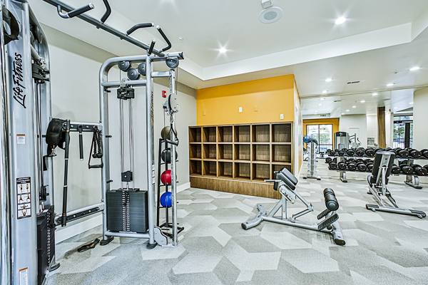 fitness center at Broadstone Toscano Apartments