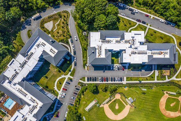 aerial view of building/exterior at The Cove Apartments