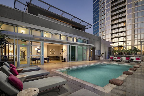 pool at The Current Apartments