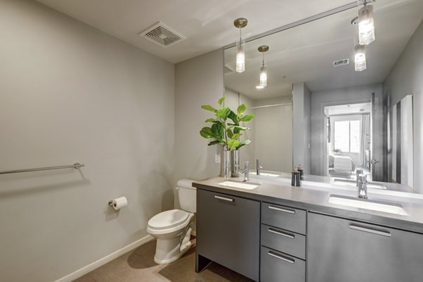 bathroom at SALT Apartments