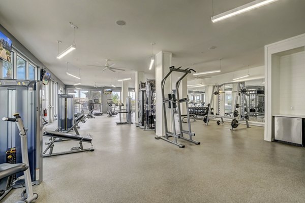 fitness center at SALT Apartments