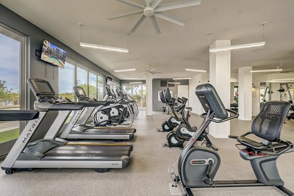 fitness center at SALT Apartments