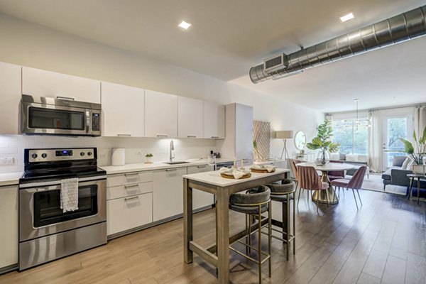 kitchen at SALT Apartments 