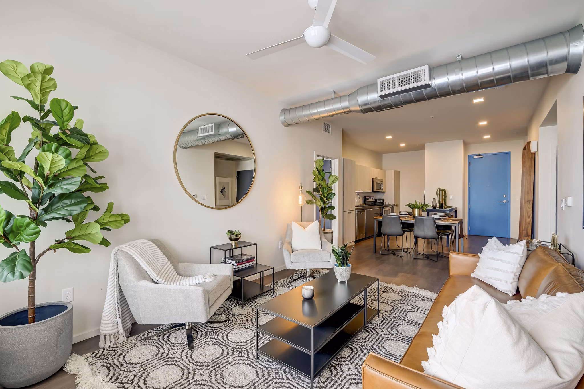 living room at SALT Apartments 