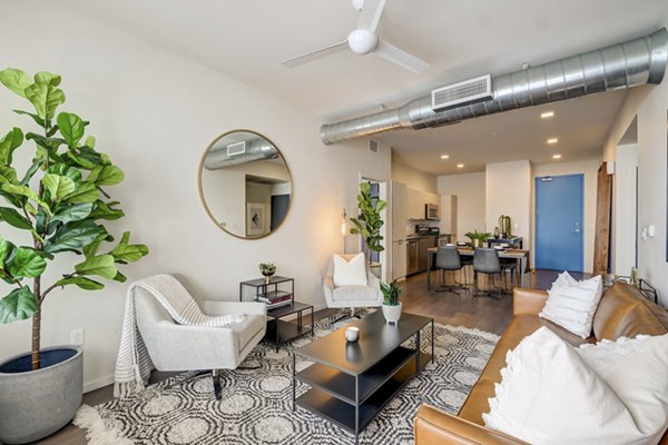 living room at SALT Apartments 