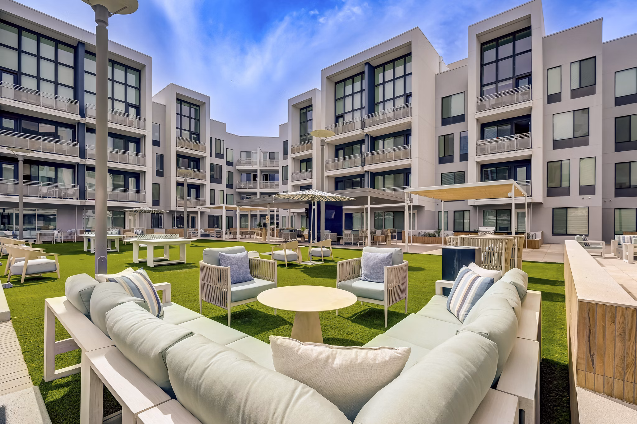 patio at SALT Apartments 