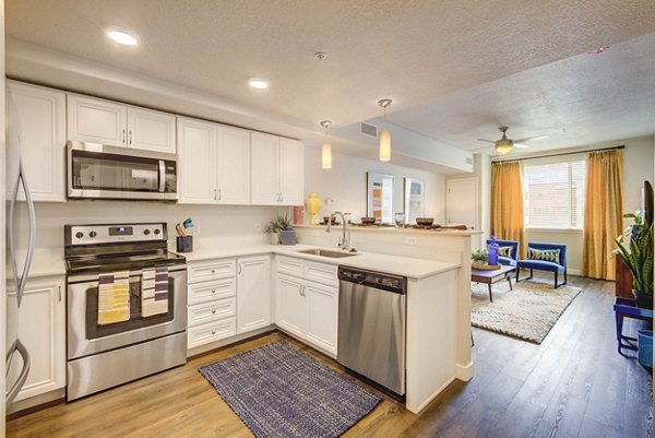 Kitchen at The Zeller Apartments