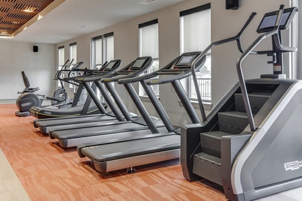 fitness center at The Silverlake Apartments