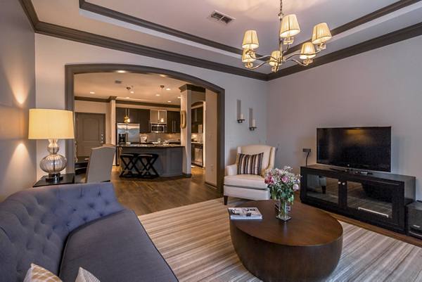 Living room at The Drexel Collective Apartments