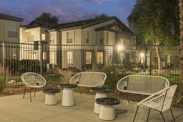 courtyard at ORA Apartments