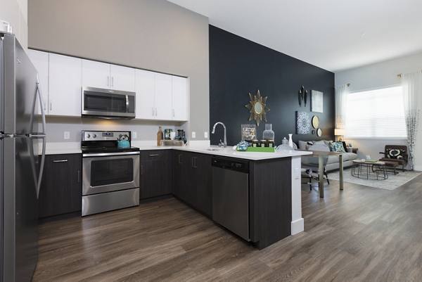 kitchen at Artist Walk Apartments
