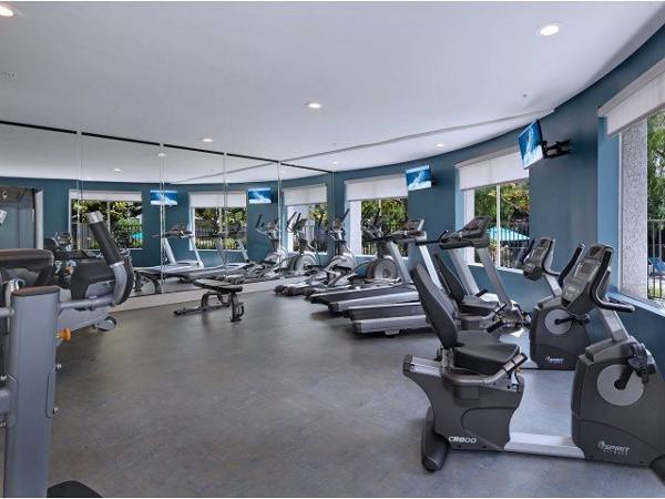fitness center at Canyon Crest Apartments