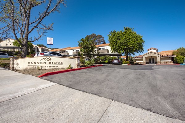 signage at Canyon Ridge Apartments