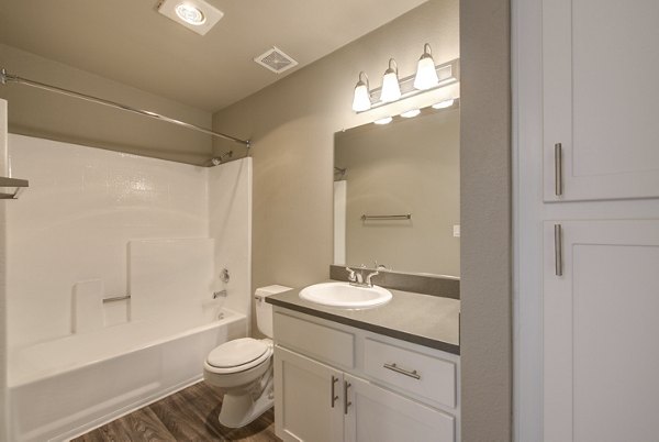 bathroom at Canyon Ridge Apartments