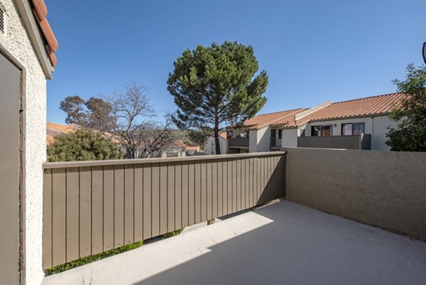 patio at Canyon Ridge Apartments