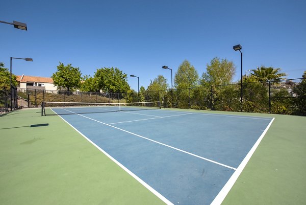 Multi-sport court for basketball and tennis at Canyon Ridge Apartments