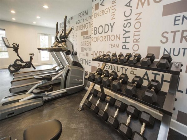 fitness center  at Harborview Apartments