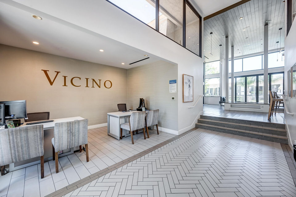 clubhouse at Vicino Apartments
