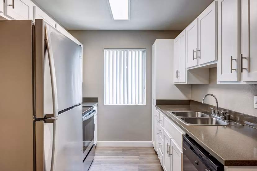 kitchen at Vicino Apartments