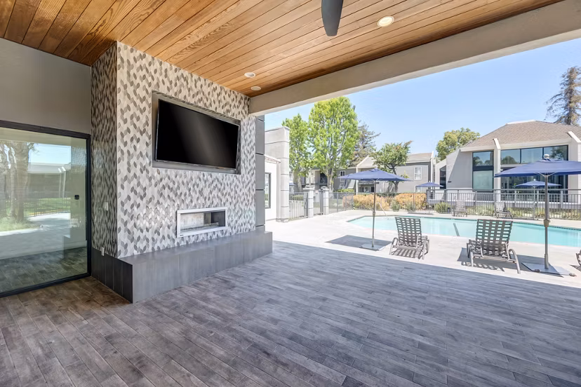 recreational area at Vicino Apartments
