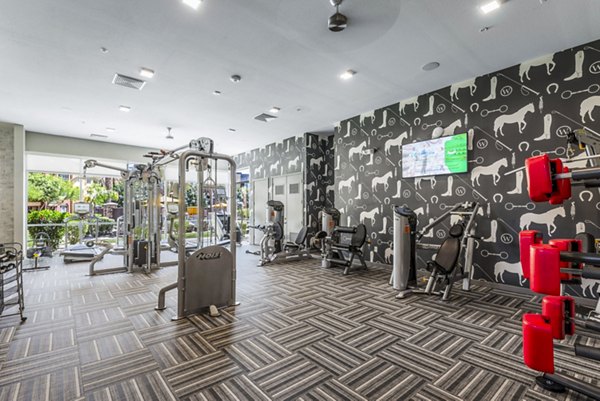 Fitness center with modern equipment at Summerly at Zanjero Apartments