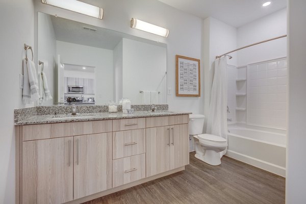 bathroom at Anthology Apartments