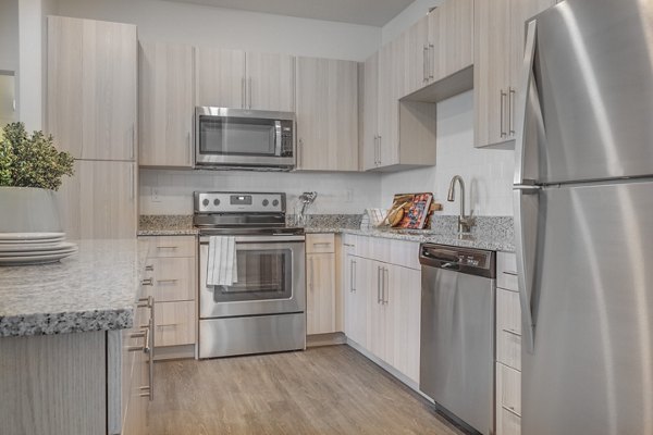 kitchen at Anthology Apartments