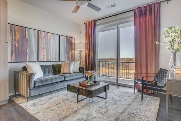 living room at Anthology Apartments