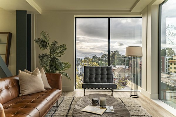 living room at 47Hundred Apartments