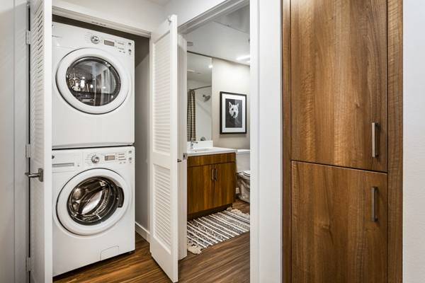 laundry room at Rivue Apartments