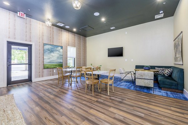 Modern clubhouse at The Monterra Apartments featuring luxury interior design and amenities Perfect for residents seeking a premier lifestyle experience