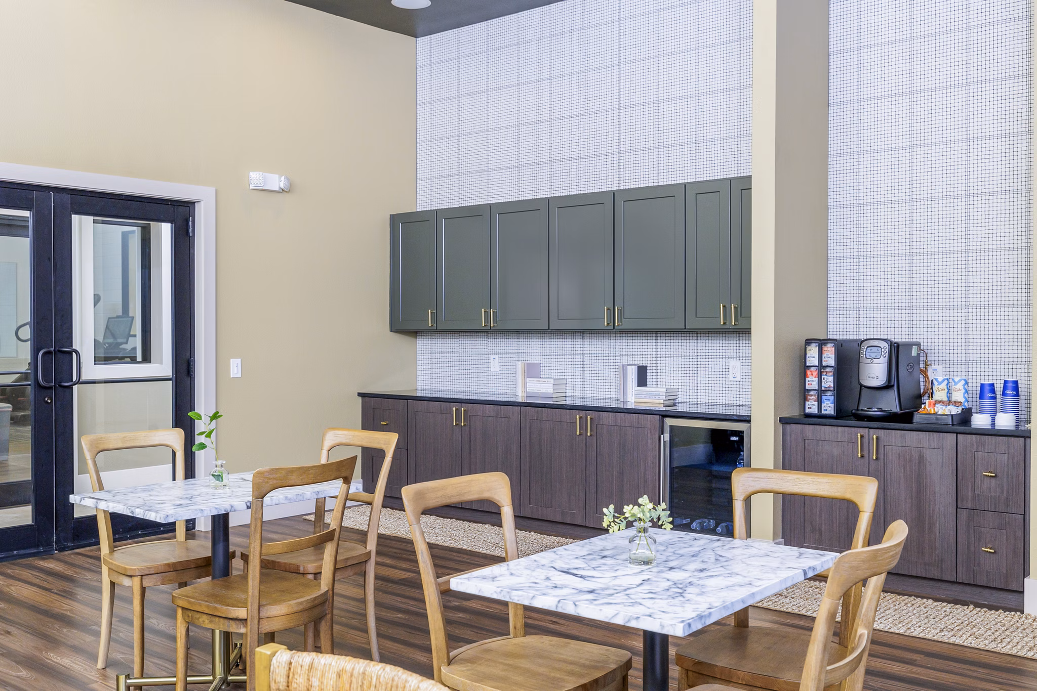 Clubhouse offering luxury entertainment spaces at The Monterra Apartments