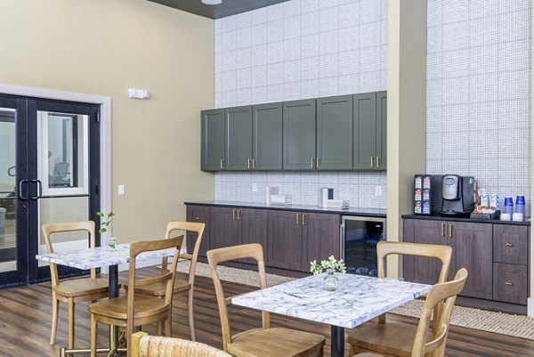 Clubhouse offering luxury entertainment spaces at The Monterra Apartments