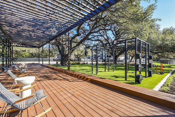 fitness center at The Tobin Estate Apartments