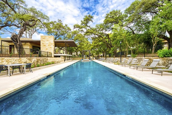 Elegant resort-style pool at The Tobin Estate Apartments offering relaxation and leisure in a luxury community setting