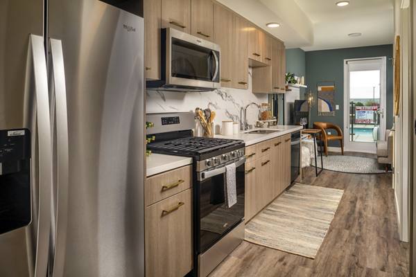 kitchen at Catherine Santa Monica Apartments