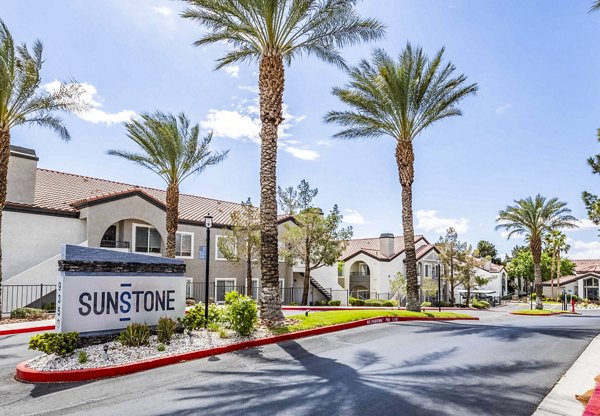 Sunstone Apartments: Elegant property signage for luxury living
