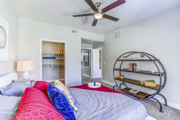 bedroom at Sunstone Apartments