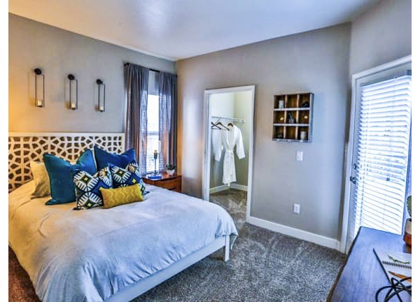 bedroom at Solitude at Centennial Apartments