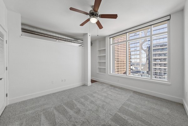 bedroom at 717 Olympic Apartments