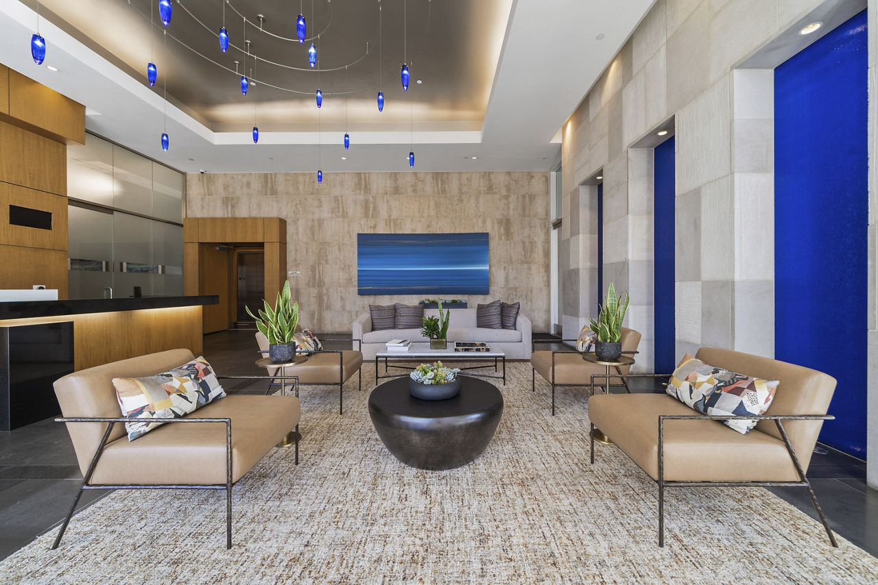 Lobby at 717 Olympic (4 of 4)