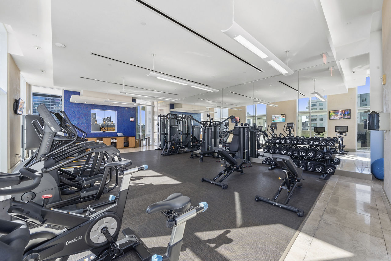Gym at 717 Olympic (2 of 2)