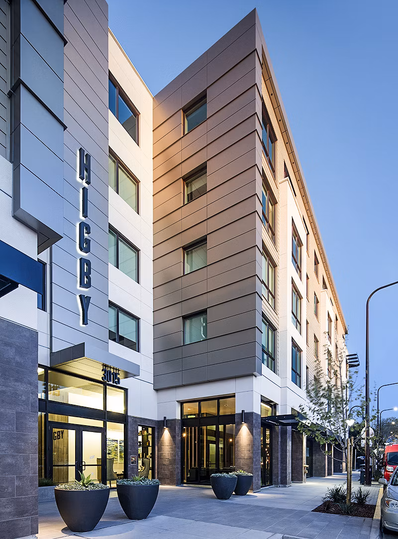 Higby Apartments: Modern luxury apartment building in San Francisco