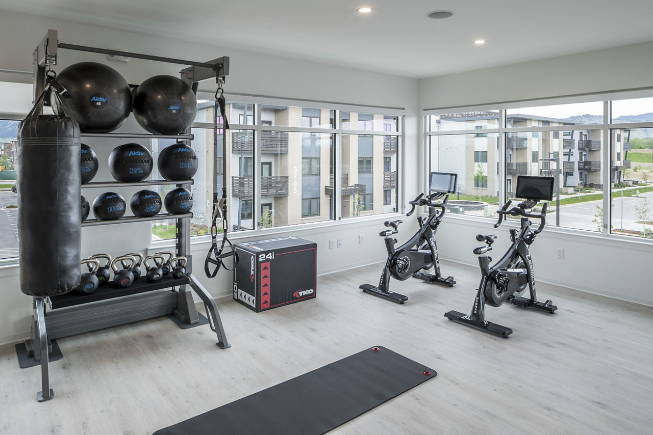 Gym at Mysa At The Crossing (2 of 4)